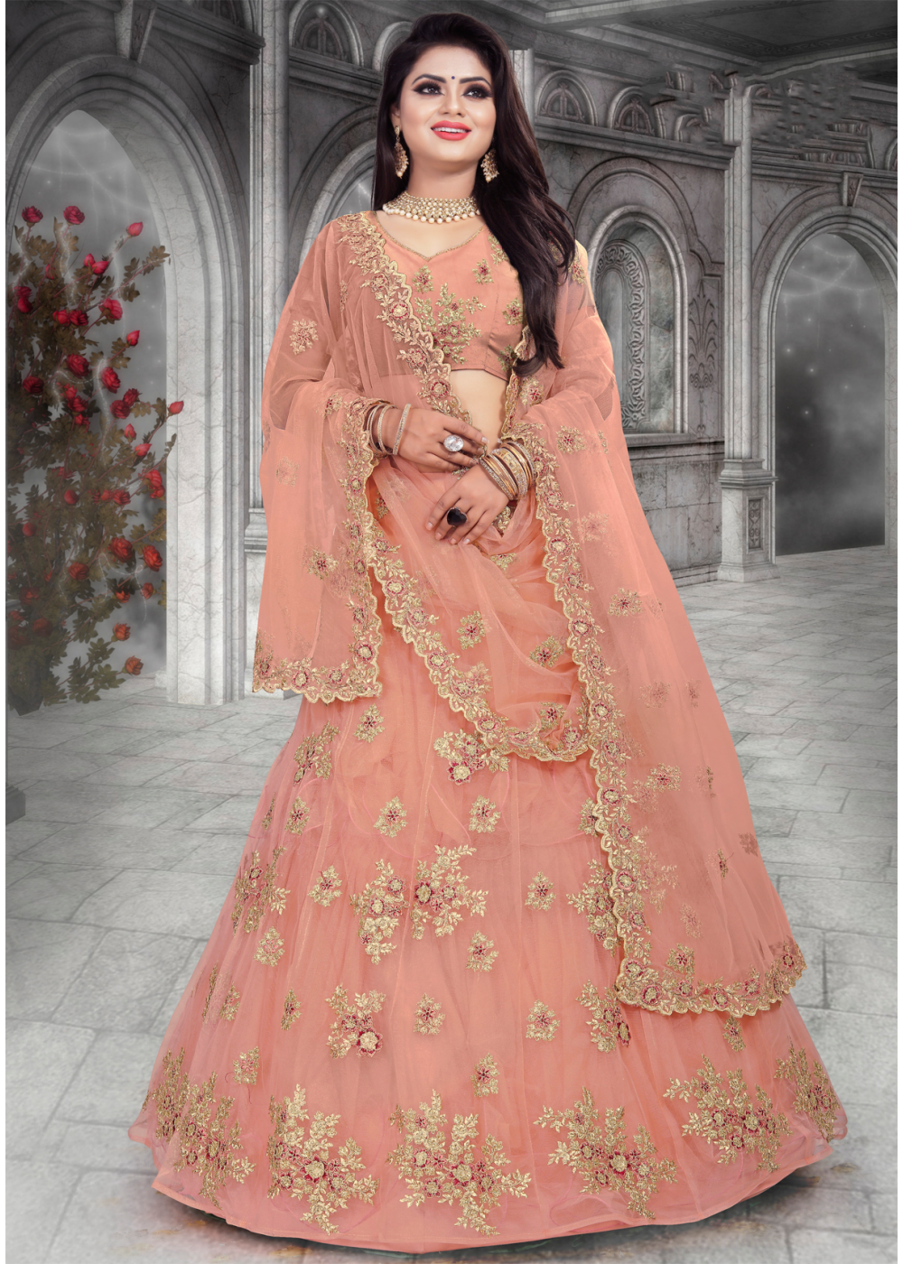 lehenga in light colour